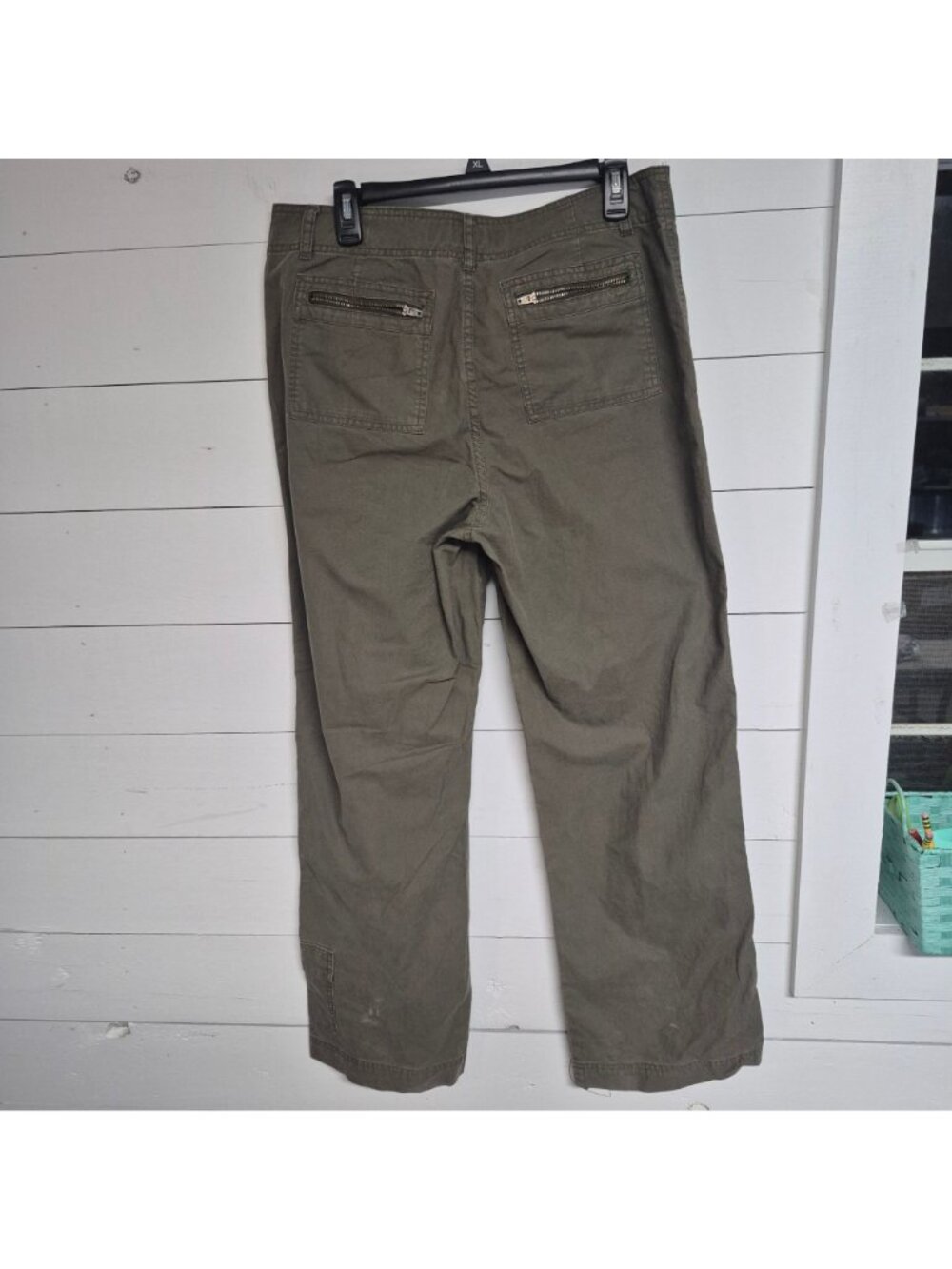 Cabelas Casuals Womens Olive Green Cargo Pants Size 14 Regular - Picture 6 of 8